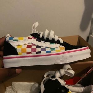 Vans checkerboard shoes